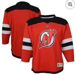 Preschool New Jersey Devils Red Home Replica Jersey